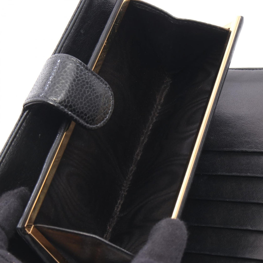 Chanel Coco · Calfskin Wallet · Gold Hardware