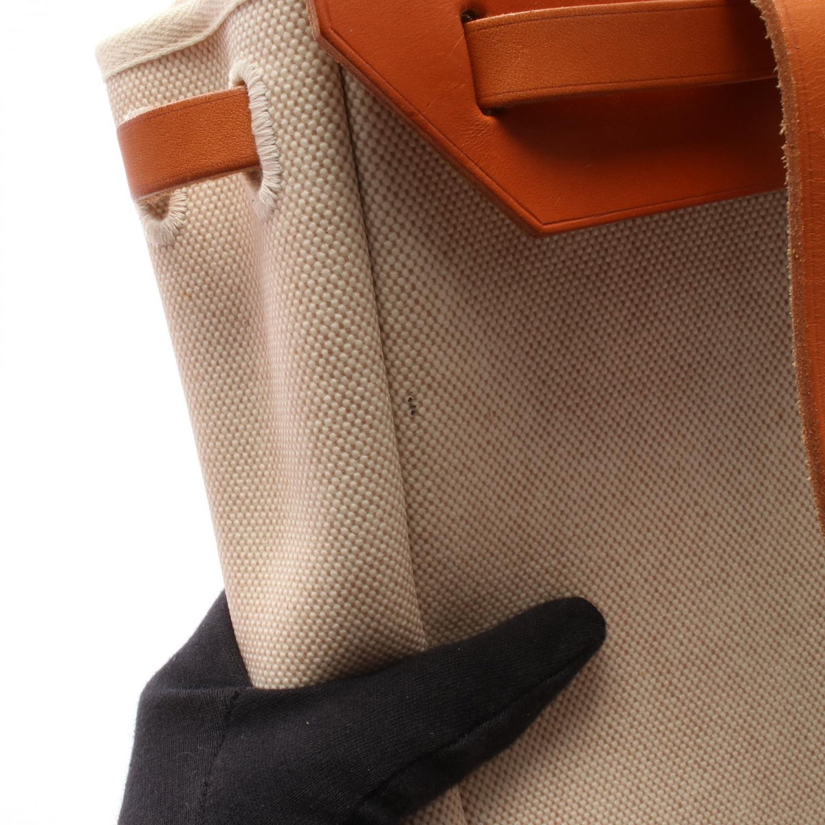 Hermès Herbag Ado PM · Toile H