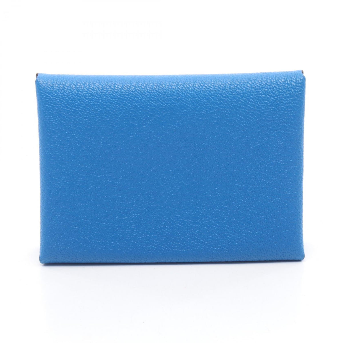 Hermès Calvi Duo · Chèvre · Bleu Hydra