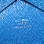 Hermès Calvi Duo · Chèvre · Bleu Hydra
