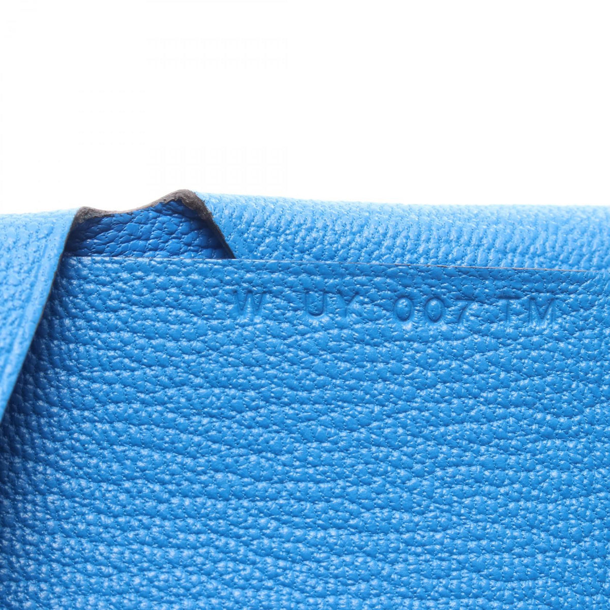 Hermès Calvi Duo · Chèvre · Bleu Hydra
