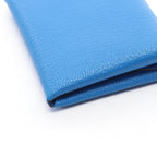Hermès Calvi Duo · Chèvre · Bleu Hydra