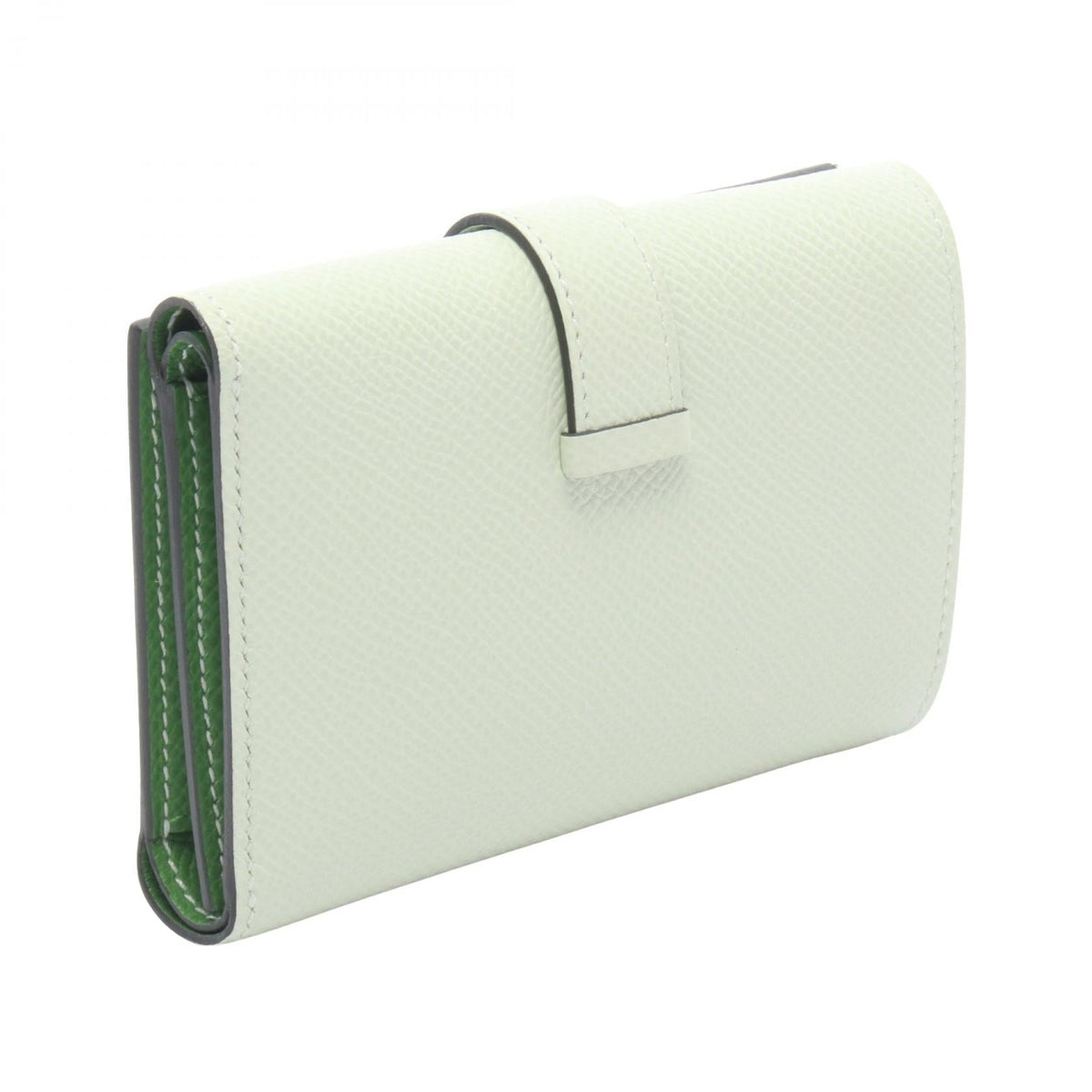 Hermès Bearn Combiné Verso · Vert Fizz Epsom