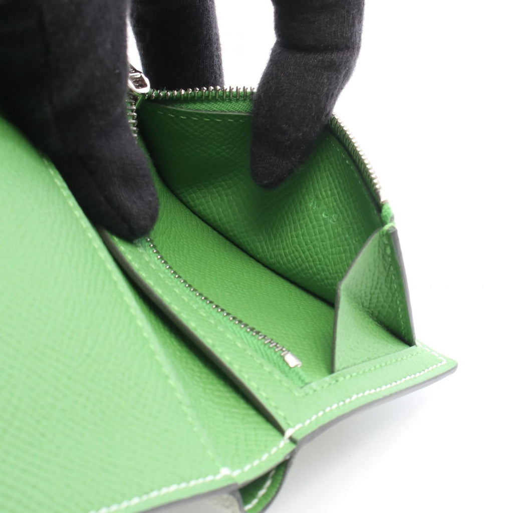Hermès Bearn Combiné Verso · Vert Fizz Epsom