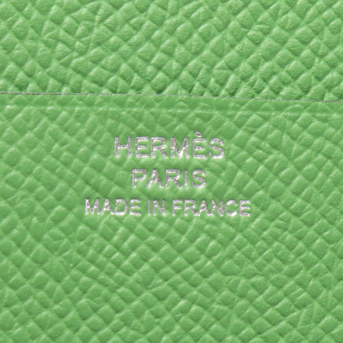 Hermès Bearn Combiné Verso · Vert Fizz Epsom