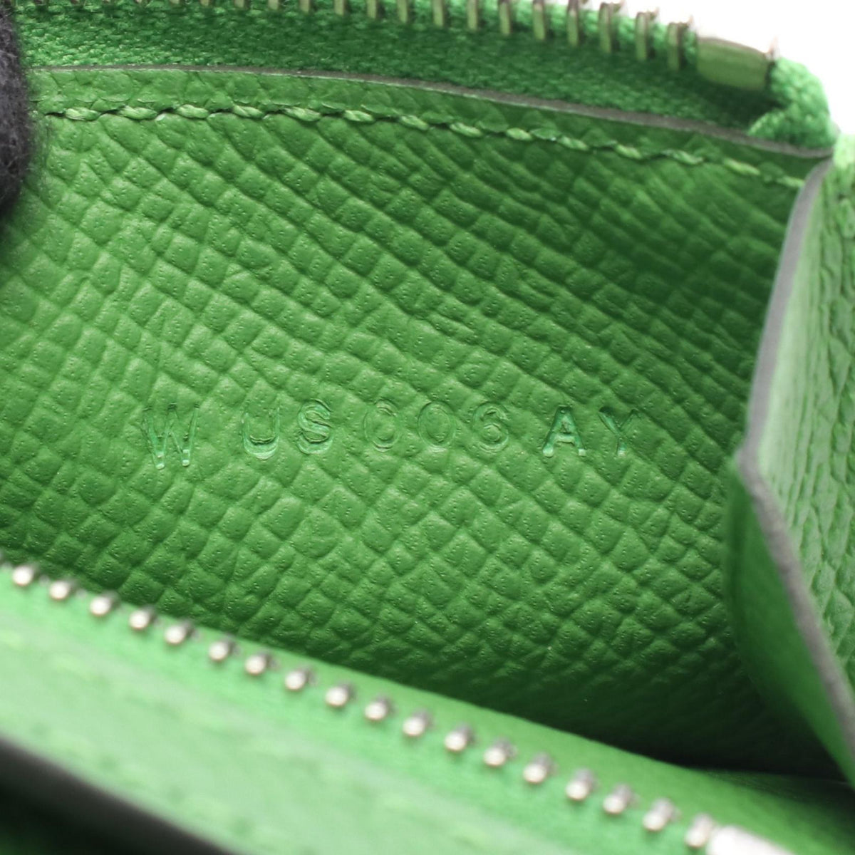 Hermès Bearn Combiné Verso · Vert Fizz Epsom