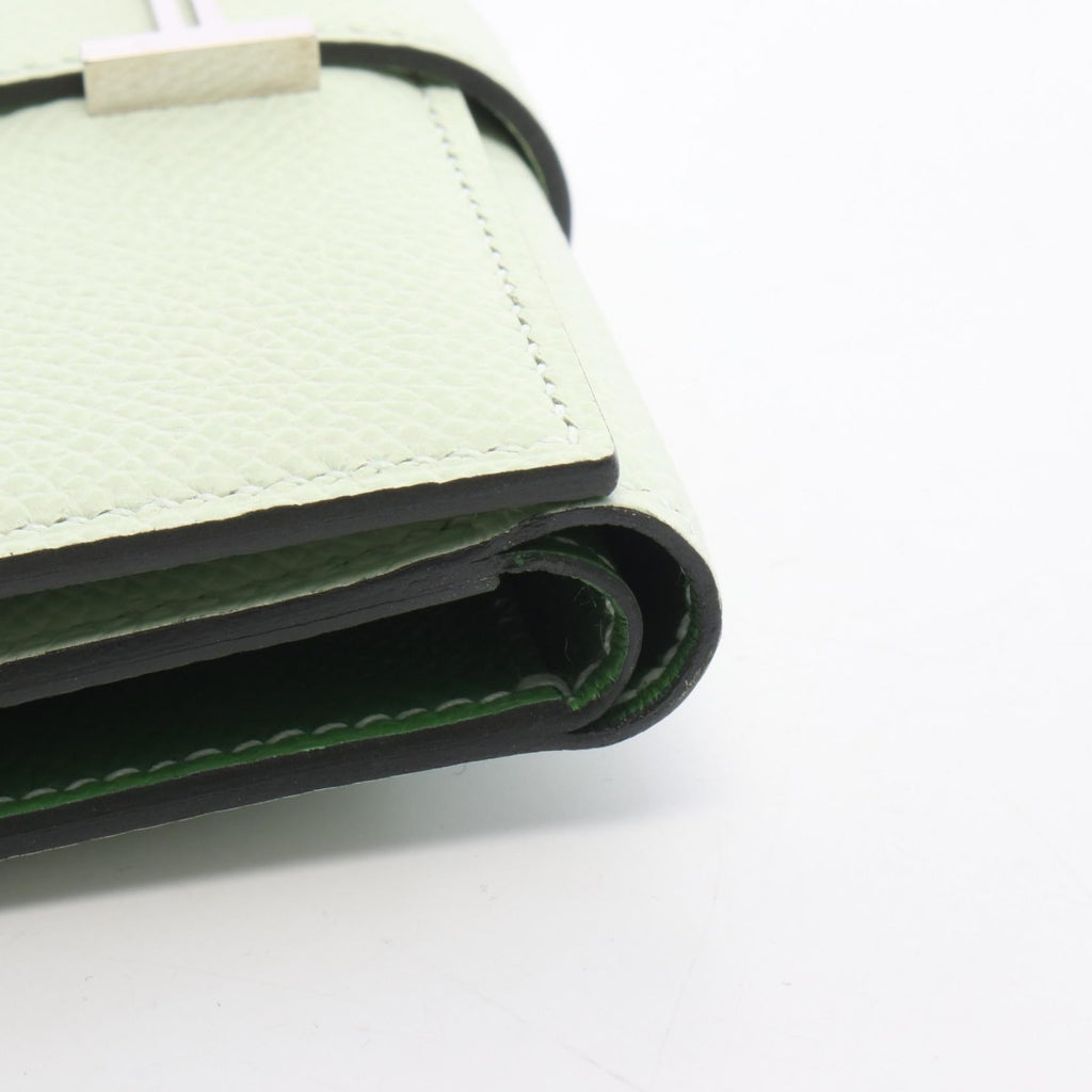 Hermès Bearn Combiné Verso · Vert Fizz Epsom