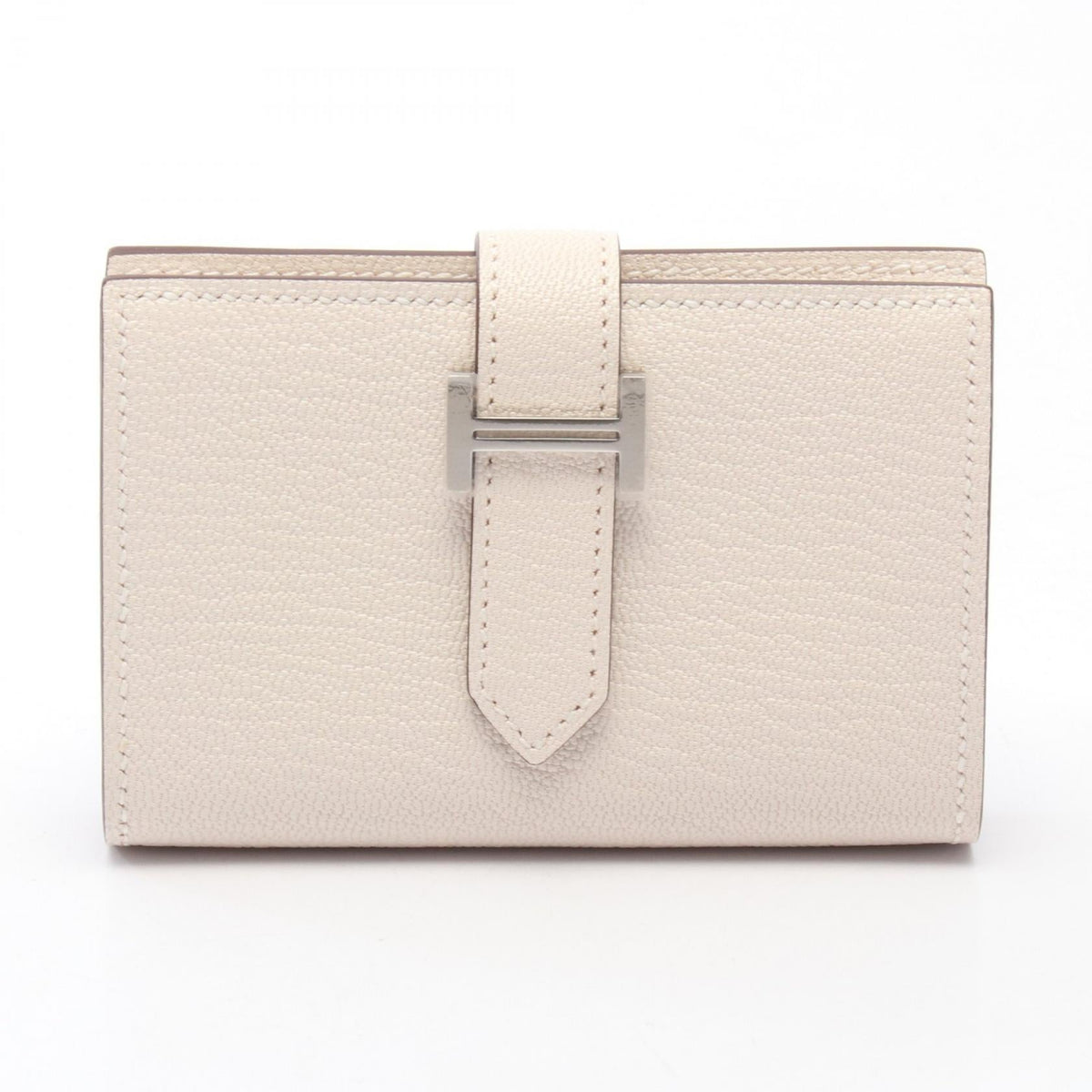 Hermès Bearn Mini · Nata Chèvre Card Case