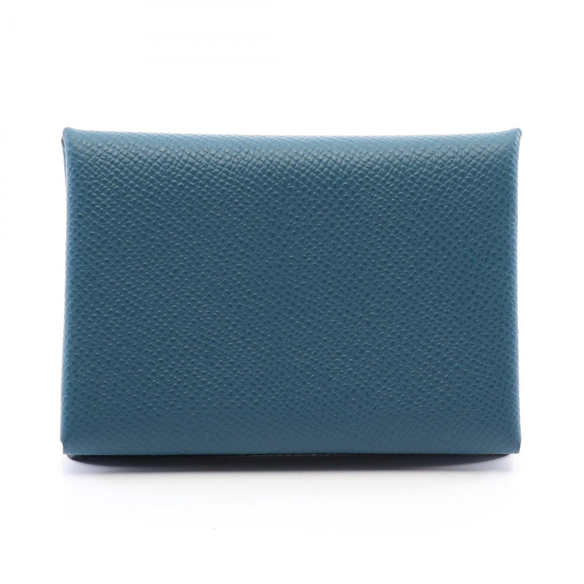 Hermès Calvi Duo · Bleu de Presse · Epsom