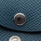 Hermès Calvi Duo · Bleu de Presse · Epsom