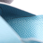 Hermès Calvi Duo · Bleu de Presse · Epsom