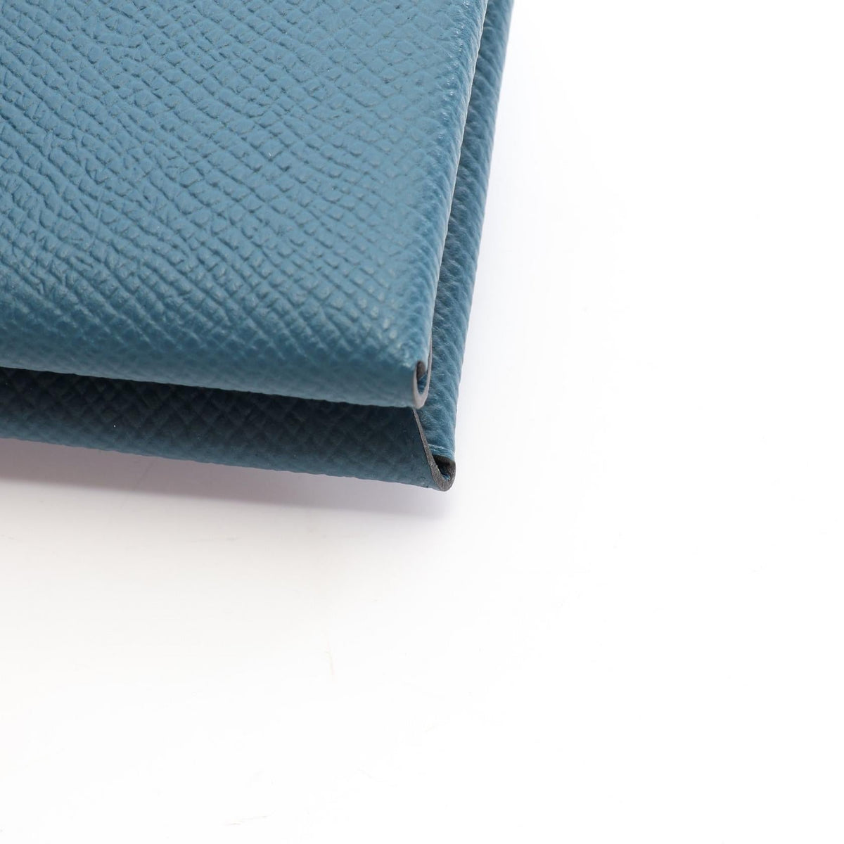 Hermès Calvi Duo · Bleu de Presse · Epsom