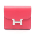 Hermès Constance Compact · Rose Extreme Epsom