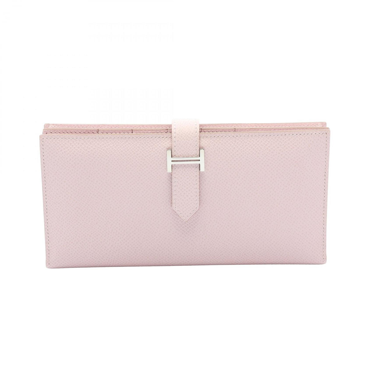 Hermès Bearn Soufflet · Mauve Pale · Epsom