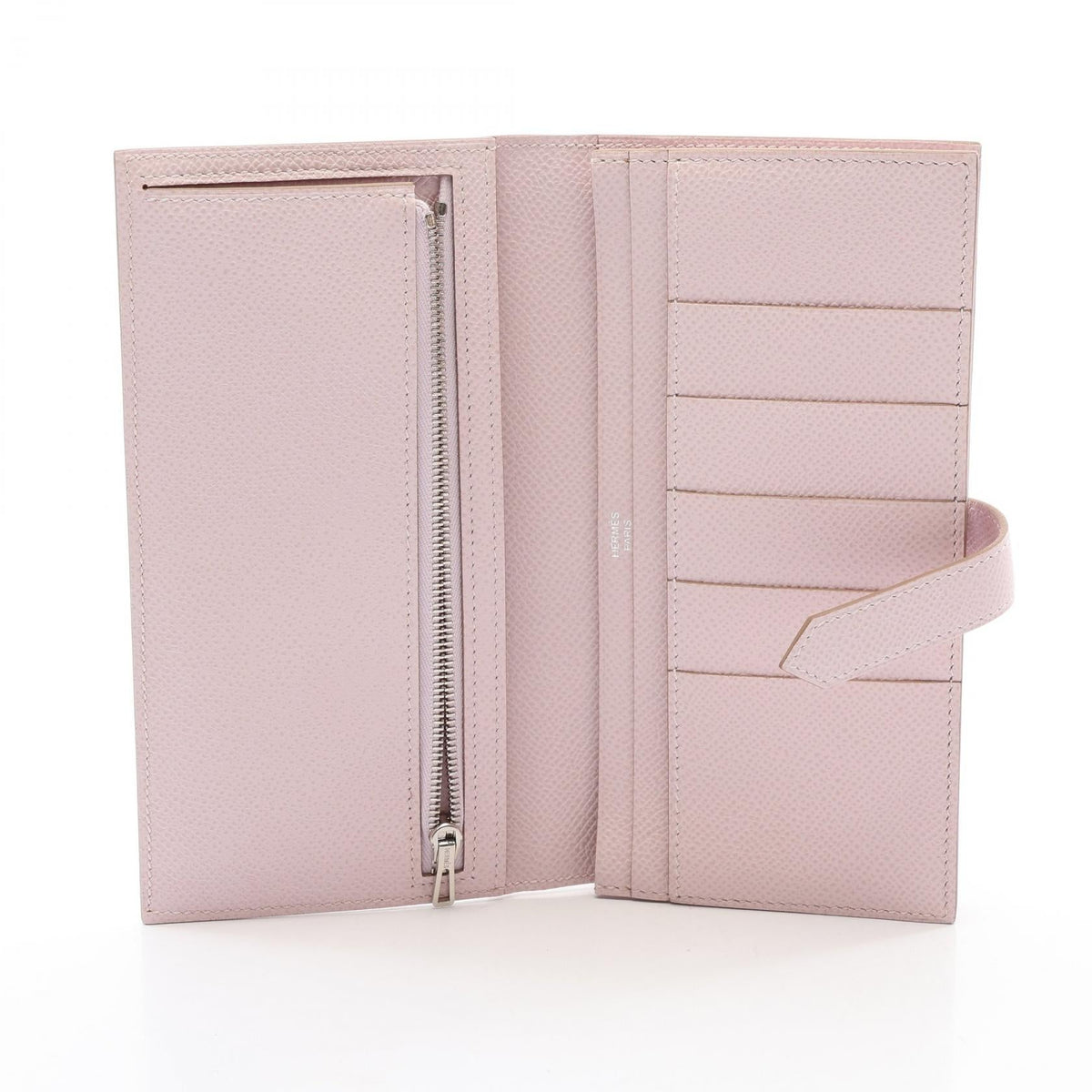Hermès Bearn Soufflet · Mauve Pale · Epsom