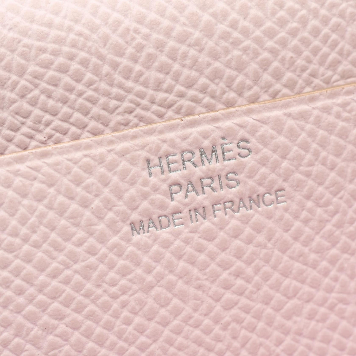 Hermès Bearn Soufflet · Mauve Pale · Epsom