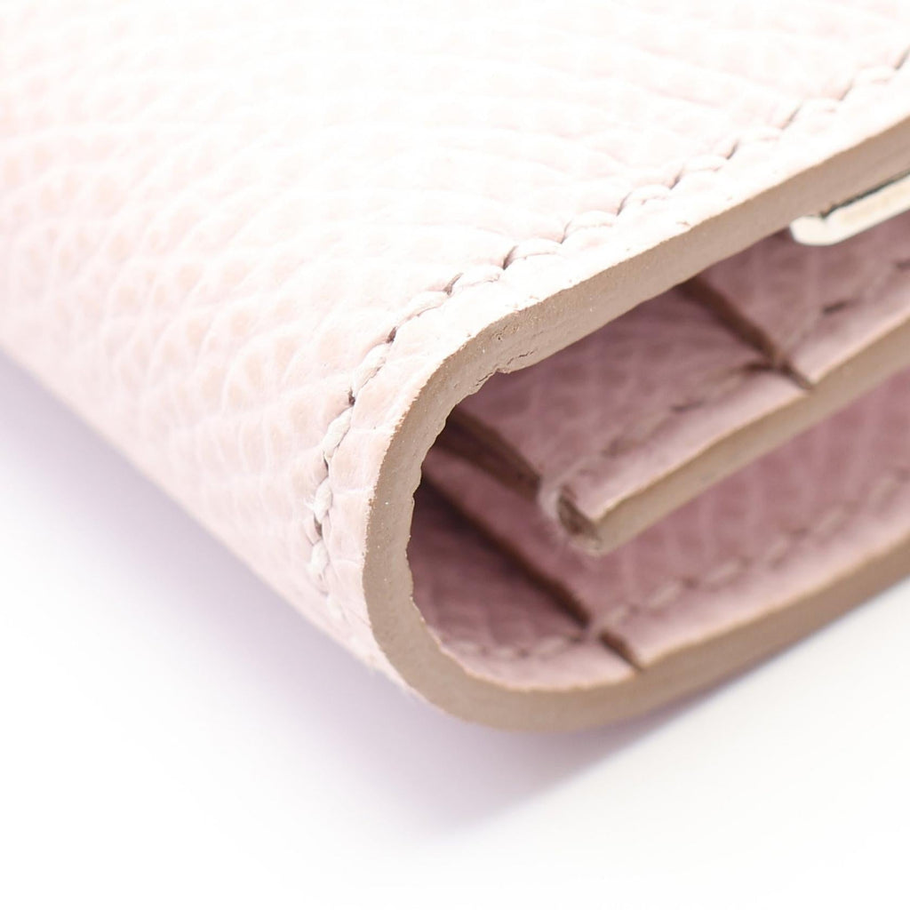 Hermès Bearn Soufflet · Mauve Pale · Epsom