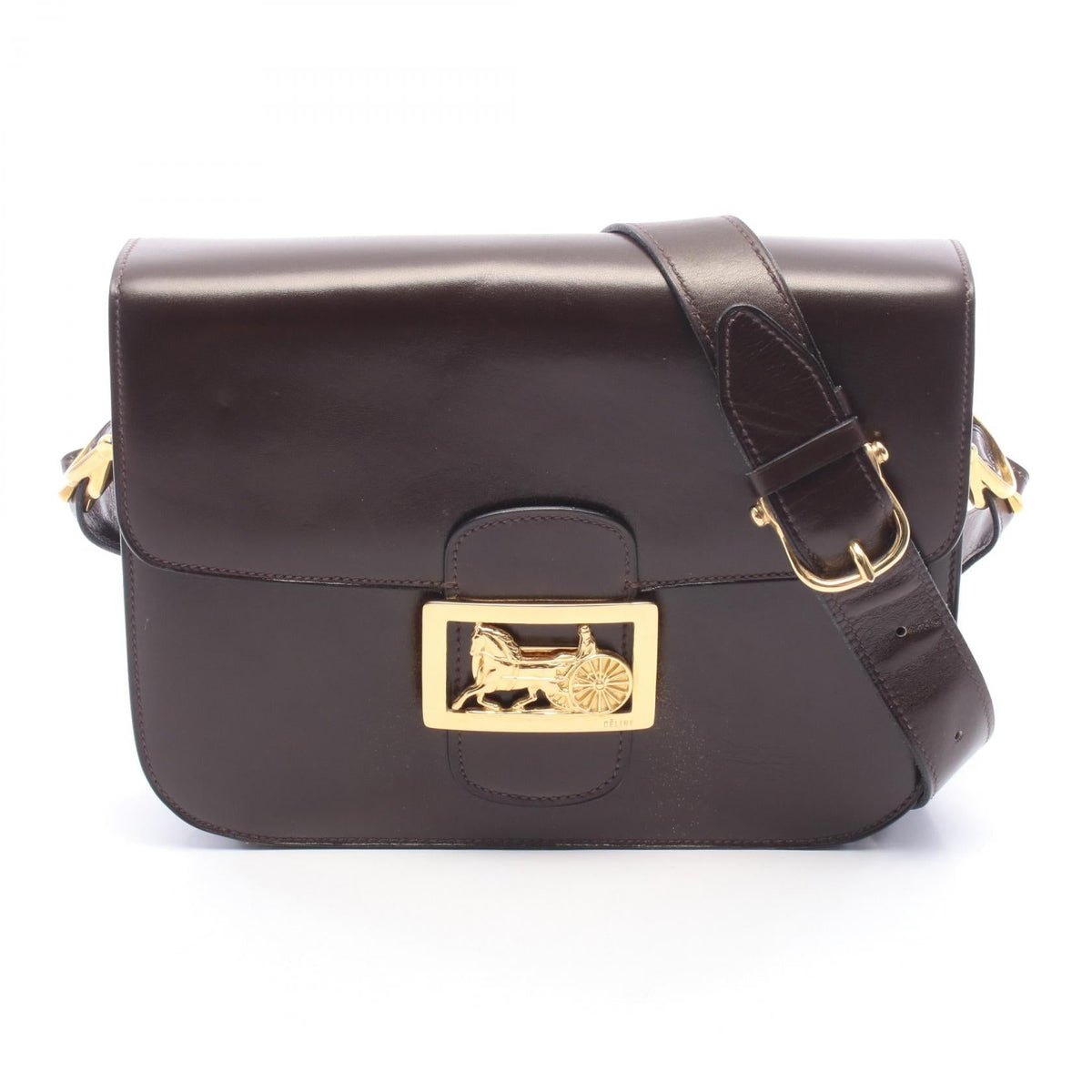 Celine Horse Carriage · Leather Shoulder Bag