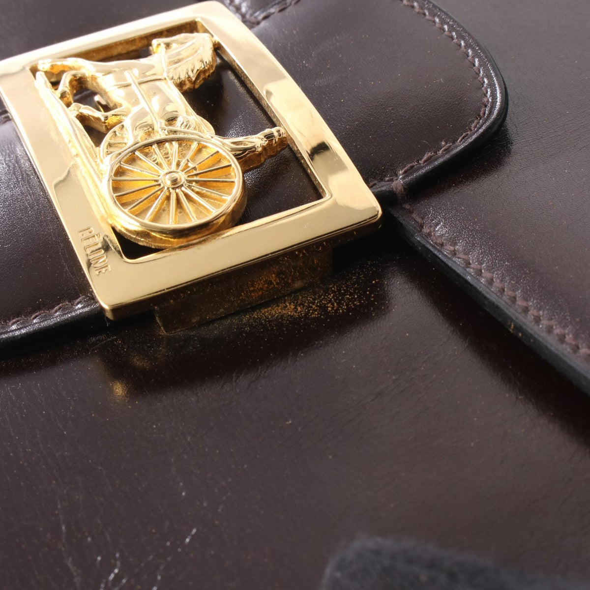 Celine Horse Carriage · Leather Shoulder Bag