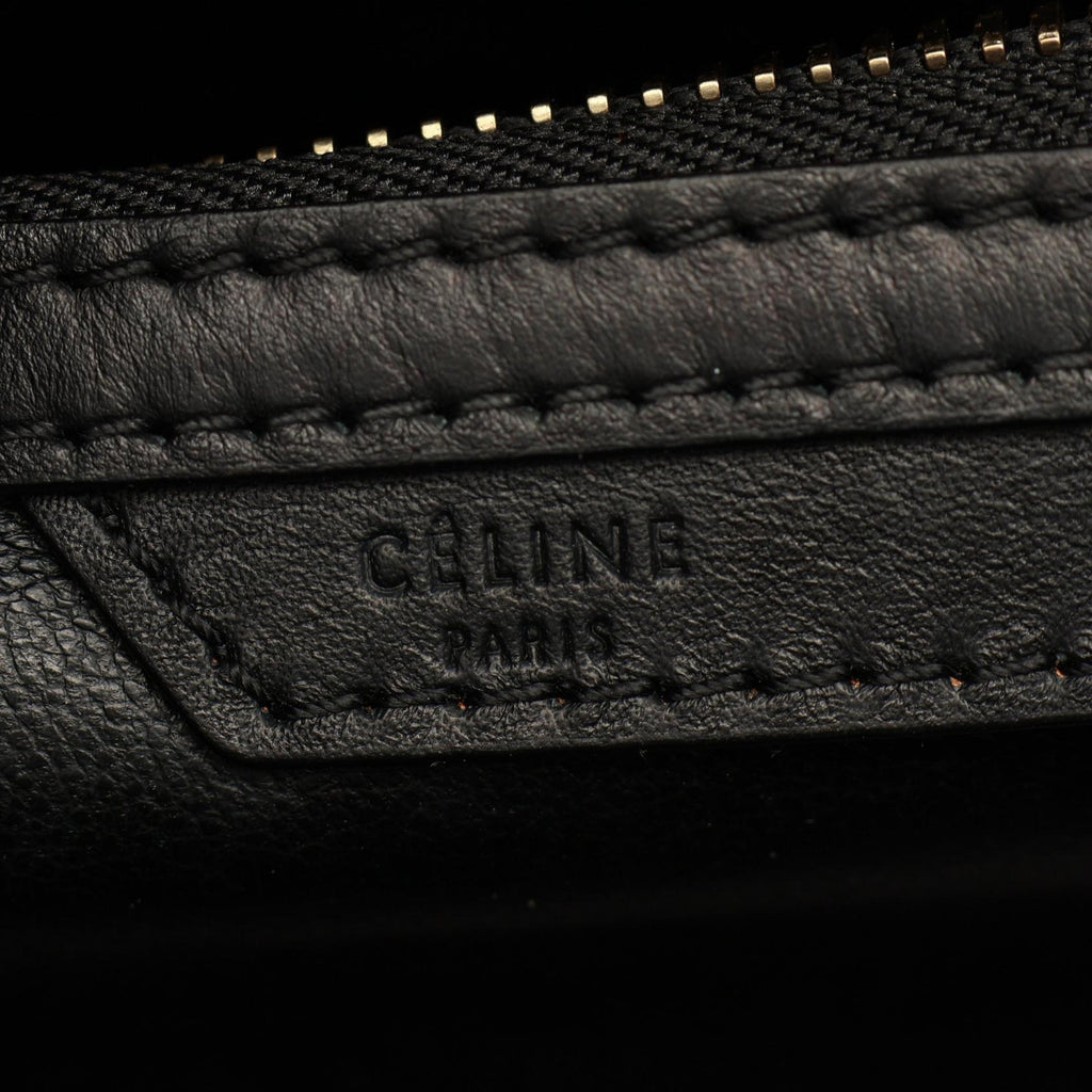 Celine Luggage Mini Shopper · Leather Suede