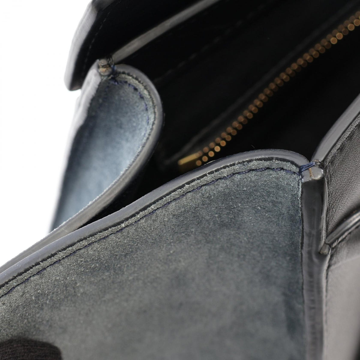 Celine Luggage Mini Shopper · Leather Suede