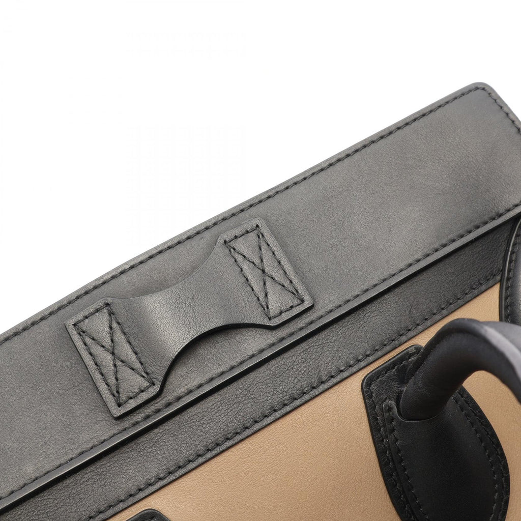 Celine Luggage Mini Shopper · Leather Suede