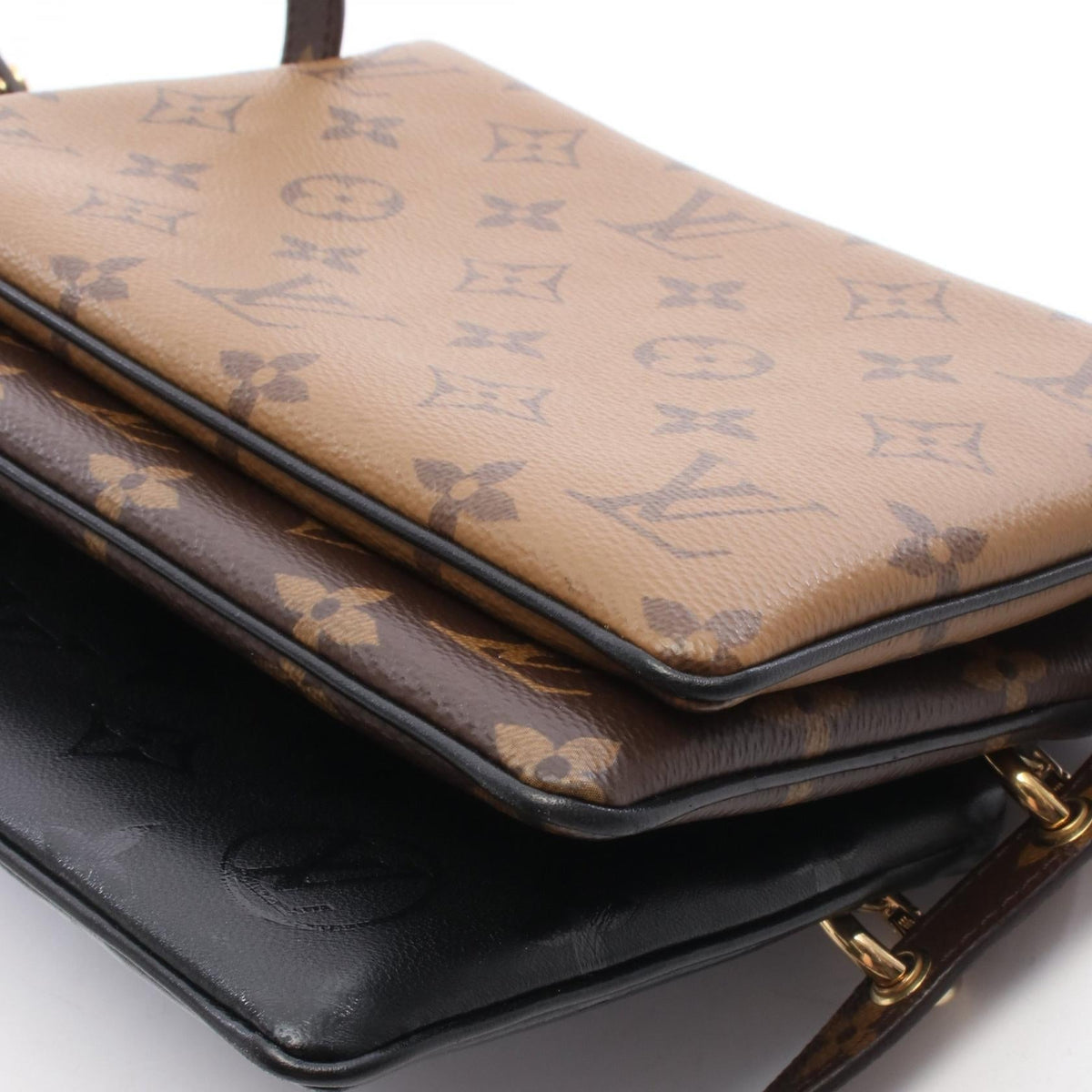 Louis Vuitton Pochette LV 3 · Monogram Reverse