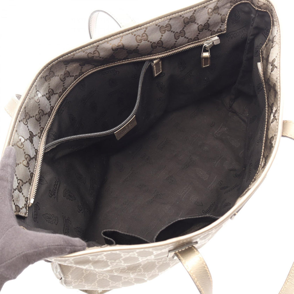 Gucci GG · Canvas Leather Tote