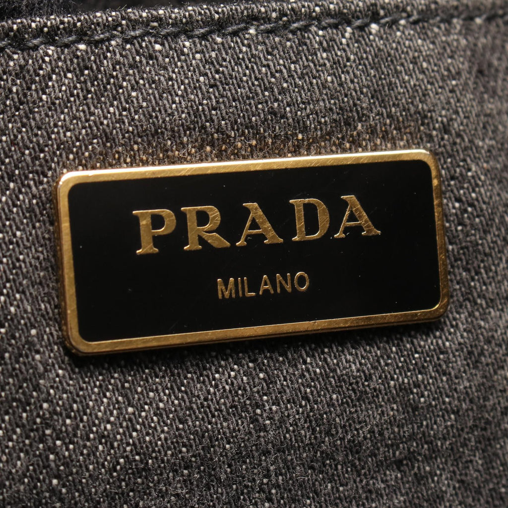 Prada Canapa · Denim · 2Way Tote