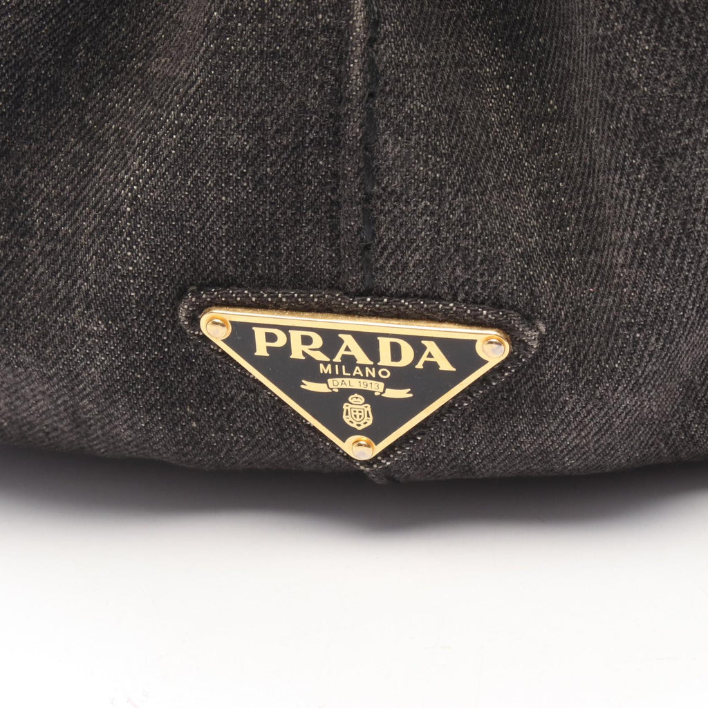 Prada Canapa · Denim · 2Way Tote