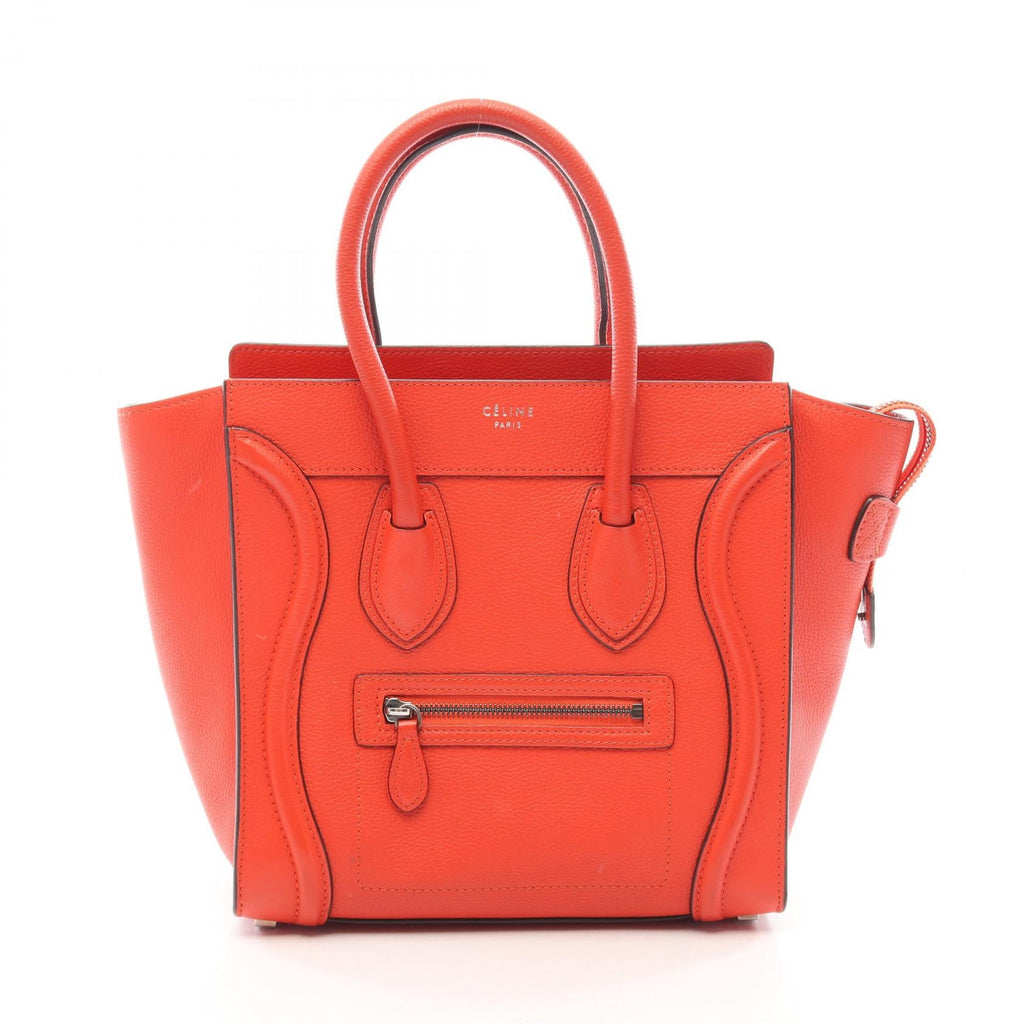 Celine Luggage Micro Shopper · Leather