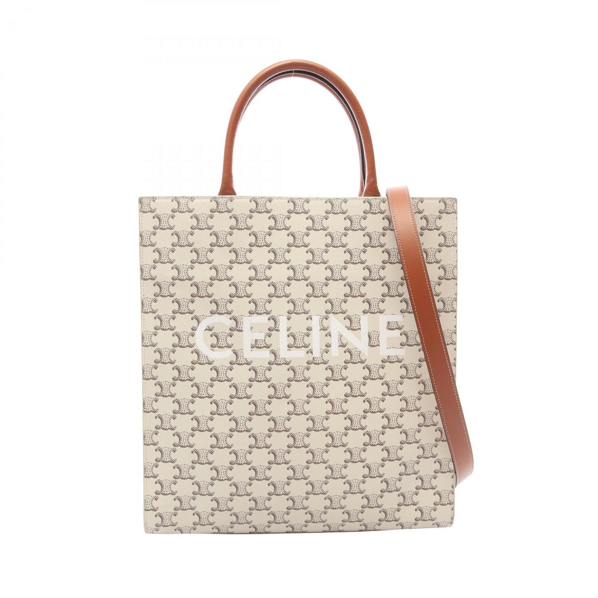 Celine Vertical Cabas · Triomphe Canvas