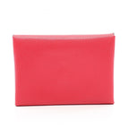 Hermès Calvi Duo · Rose Extrême · Chèvre