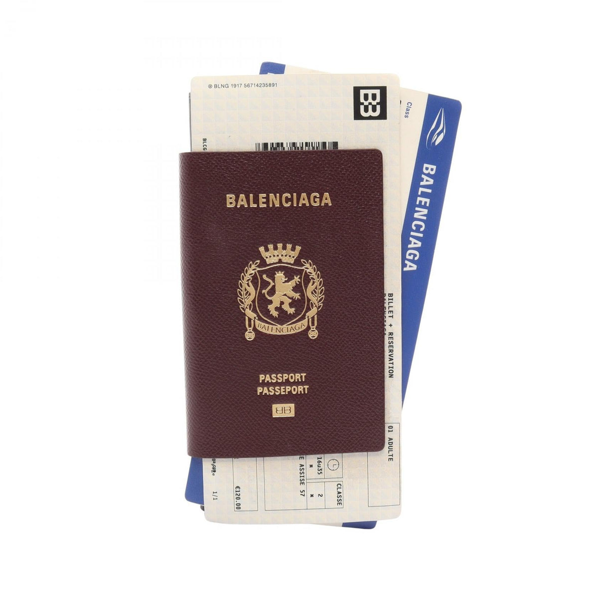 Balenciaga Passport Wallet · Leather