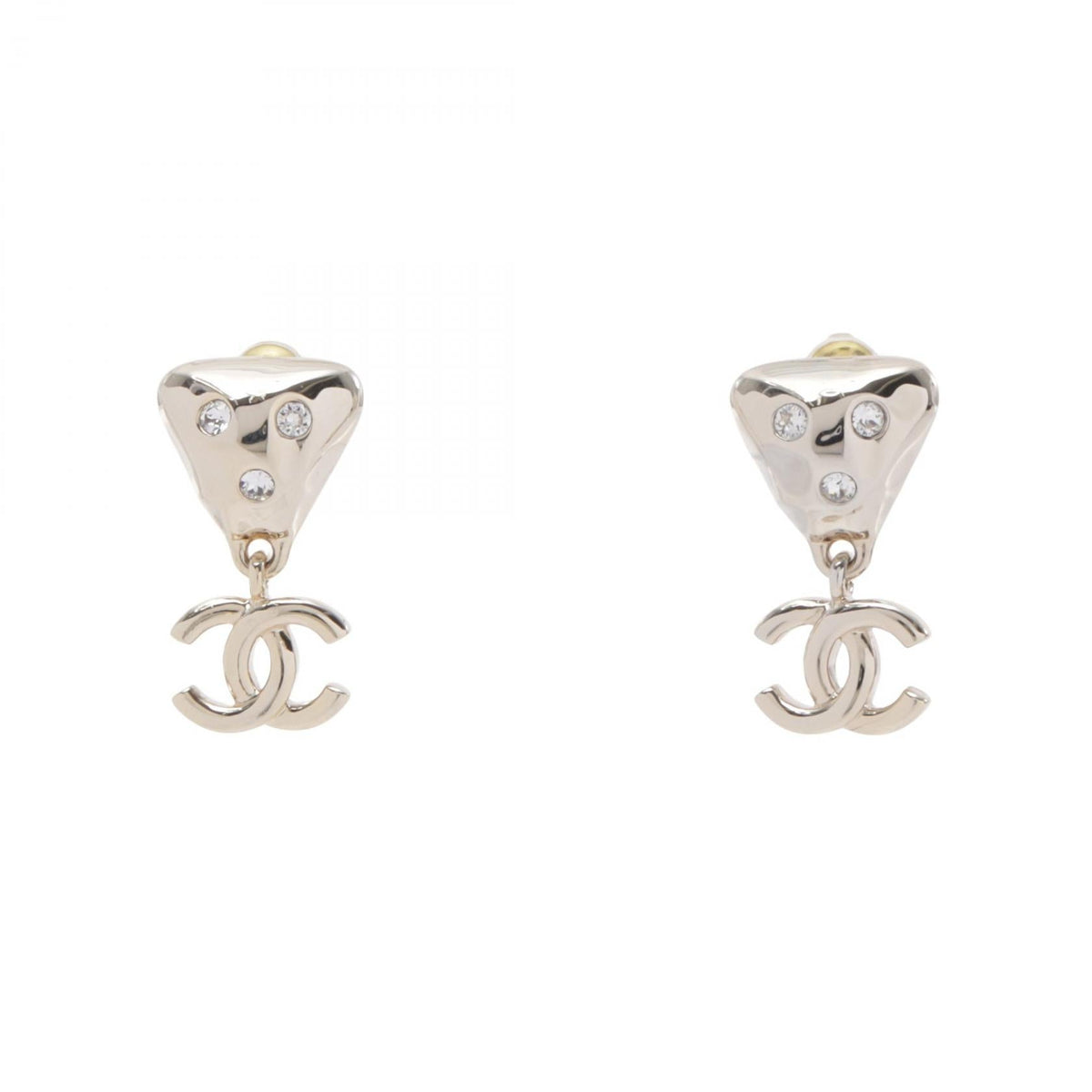 Chanel COCO Mark · Crystal Earrings