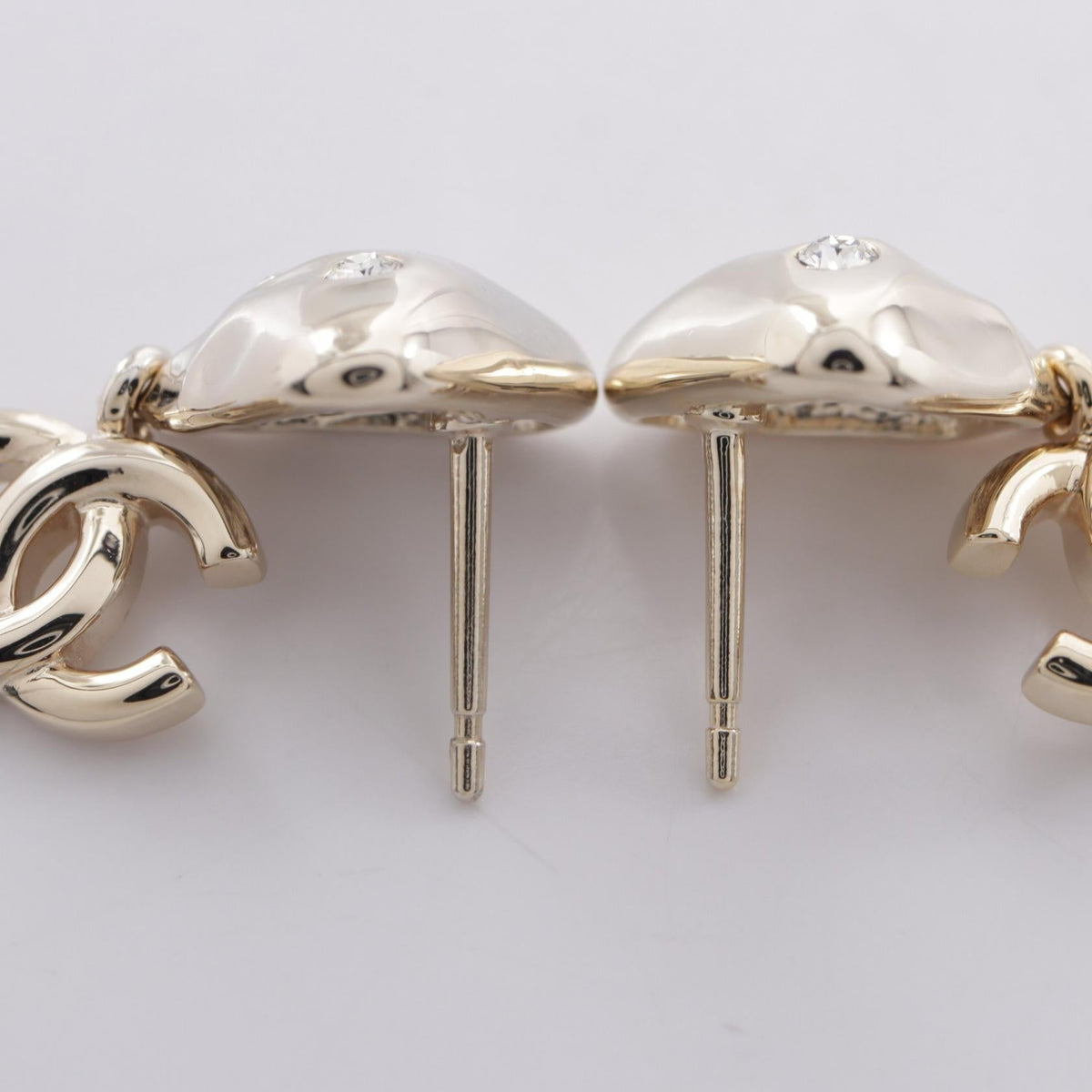 Chanel COCO Mark · Crystal Earrings