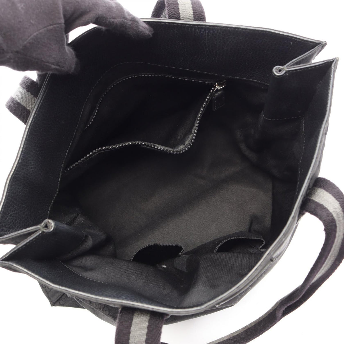 Gucci GG · Nylon Leather Tote