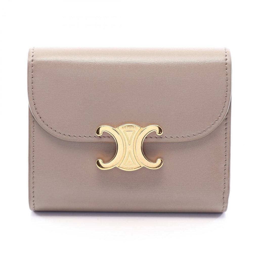 Celine Triomphe · Flap Wallet · Leather