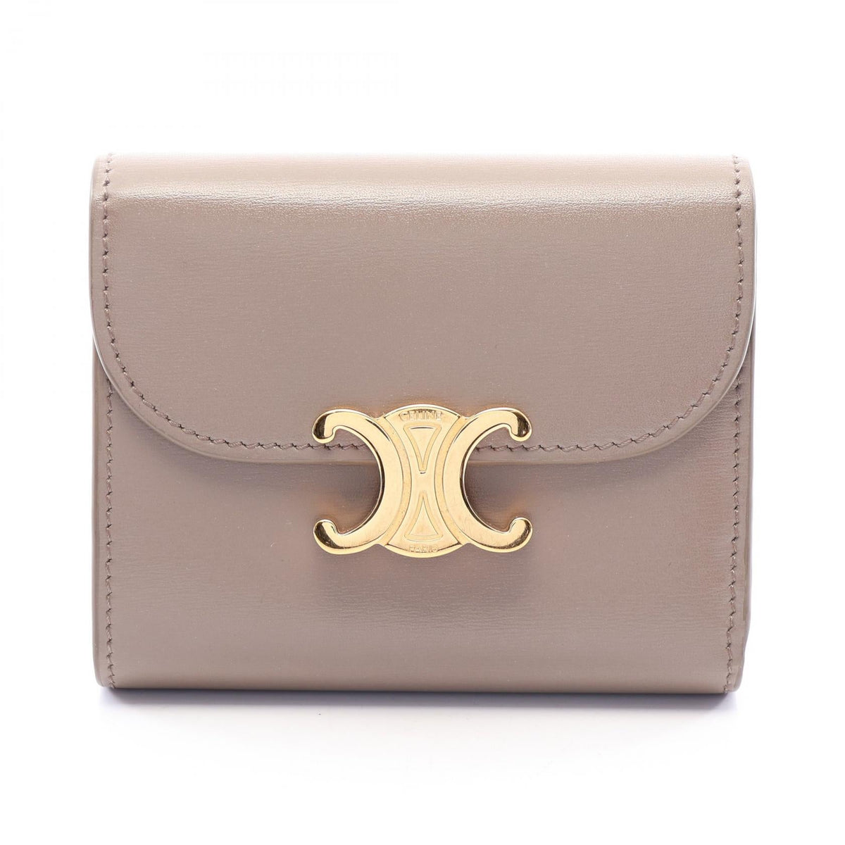 Celine Triomphe · Flap Wallet · Leather