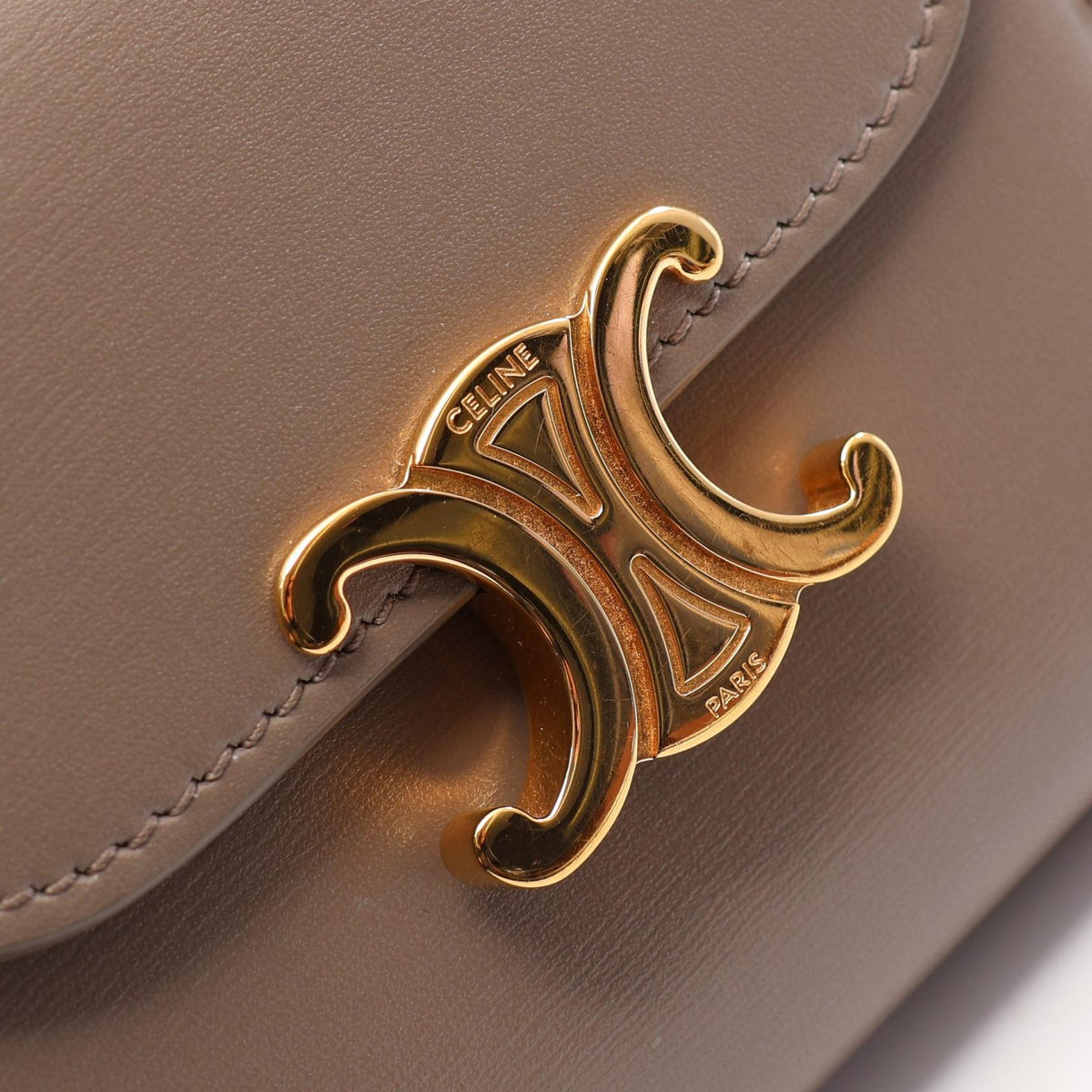 Celine Triomphe · Flap Wallet · Leather