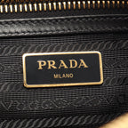 Prada Logo Jacquard · Shoulder Bag
