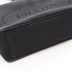 Prada Logo Jacquard · Shoulder Bag
