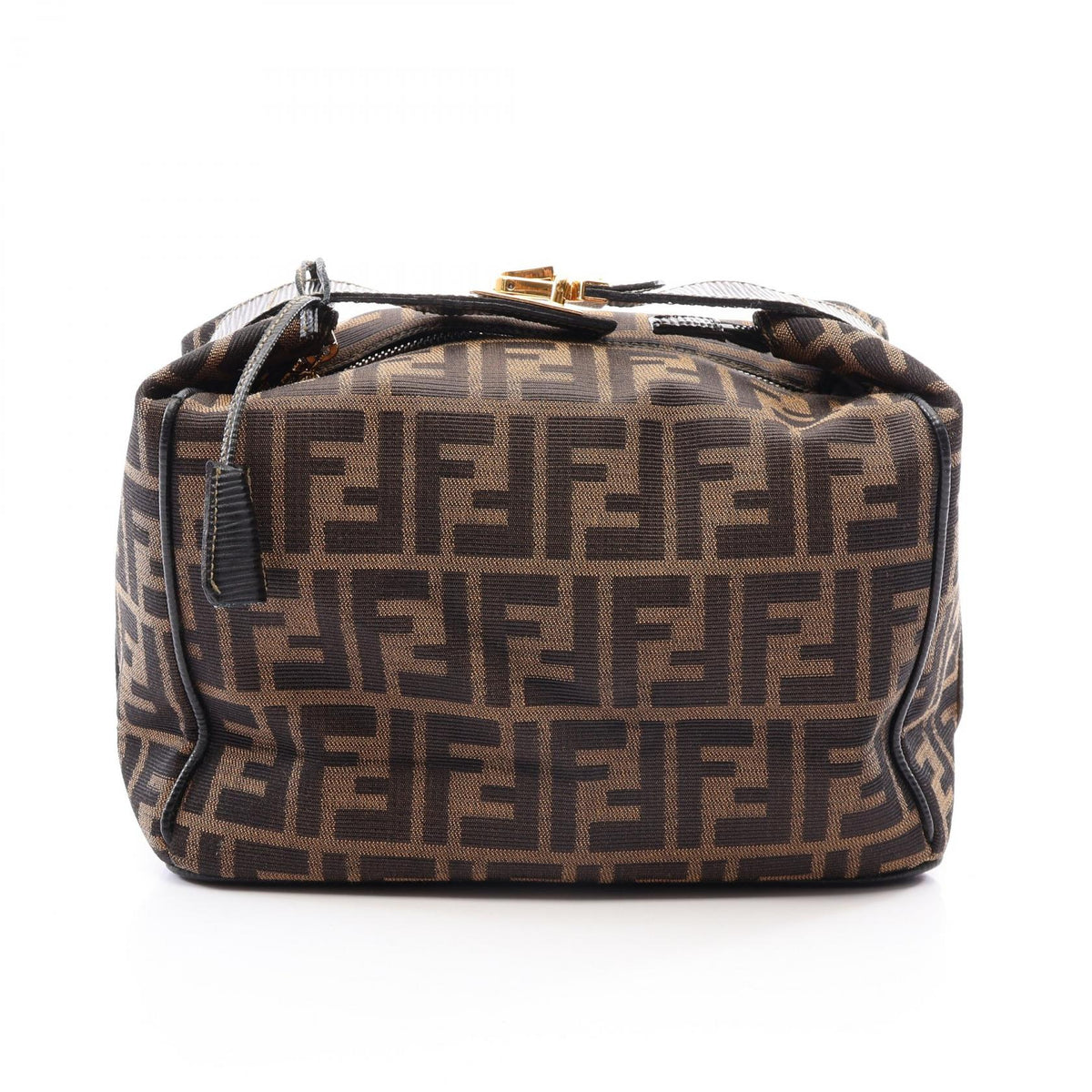 Fendi Zucca · Canvas Leather Handbag