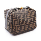 Fendi Zucca · Canvas Leather Handbag