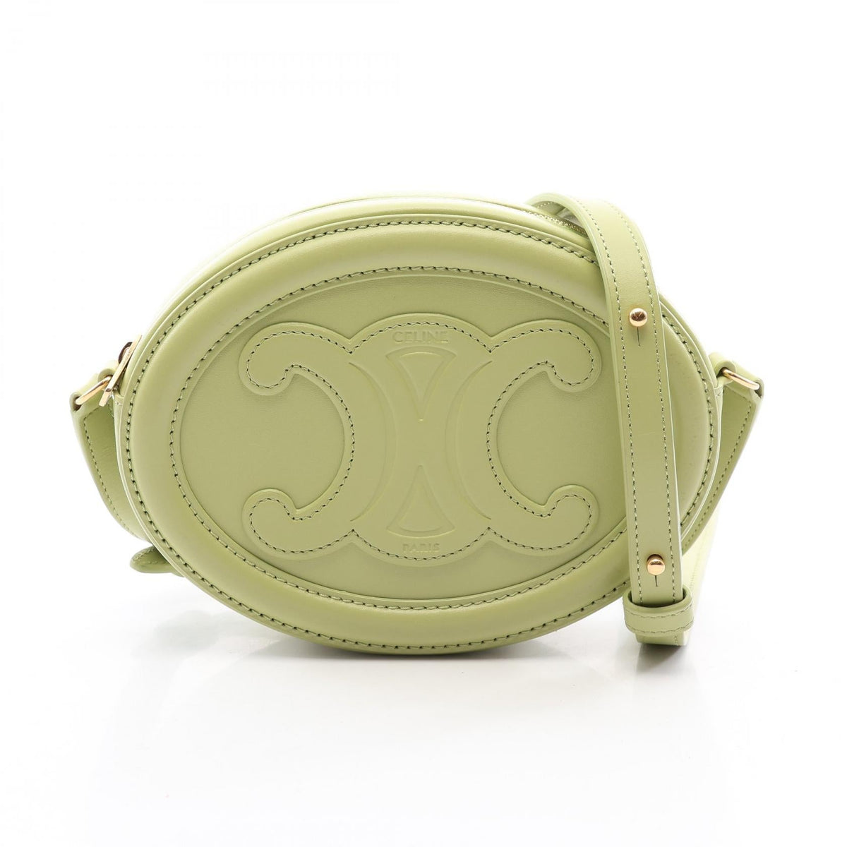 CELINE Triomphe Oval · Cuir · Crossbody