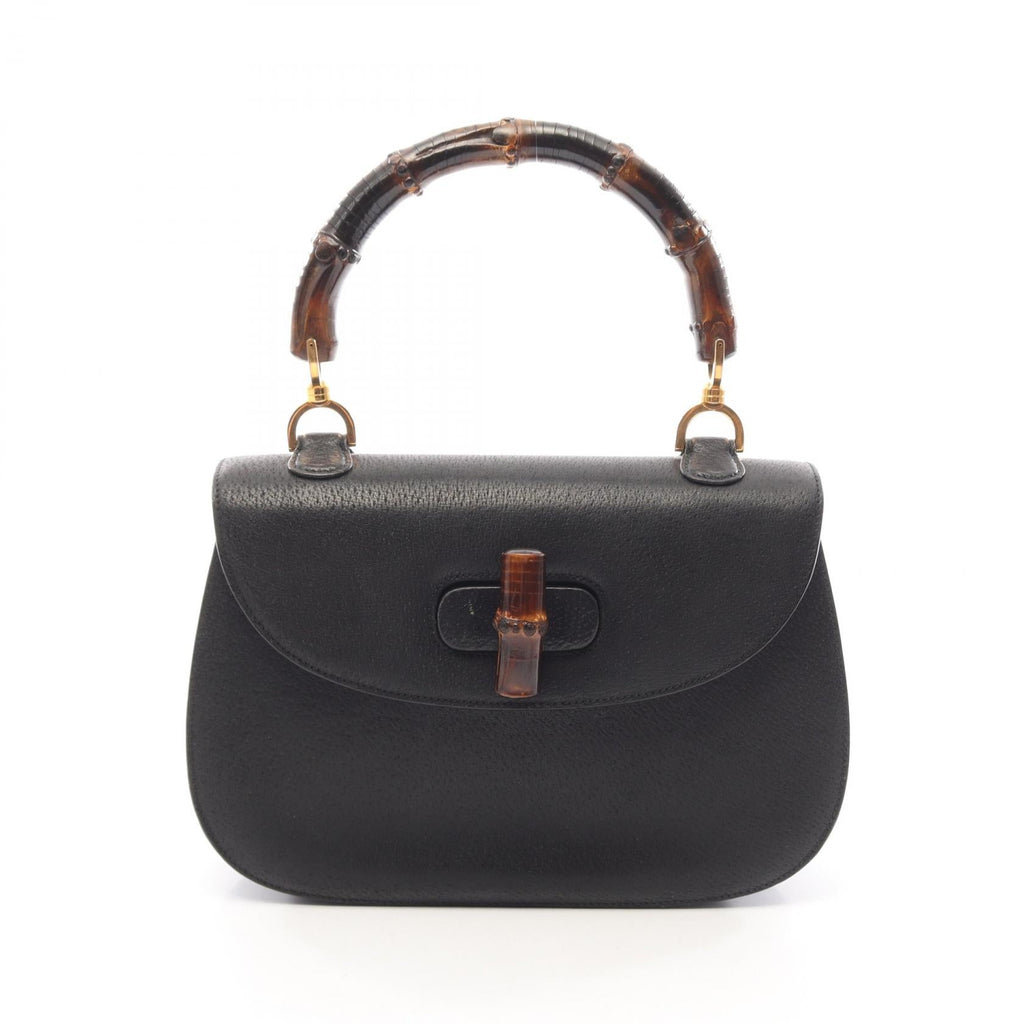 GUCCI Bamboo Top Handle · Leather
