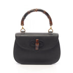 GUCCI Bamboo Top Handle · Leather