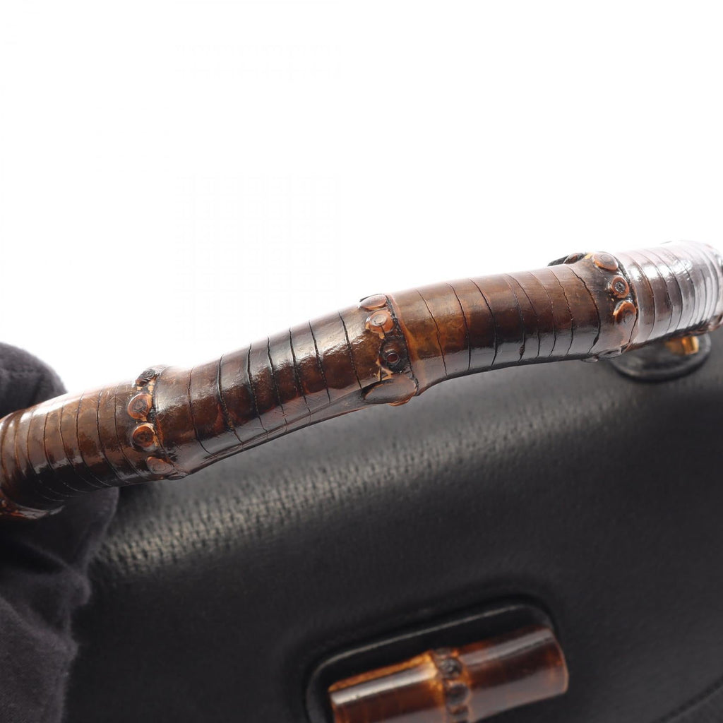 GUCCI Bamboo Top Handle · Leather