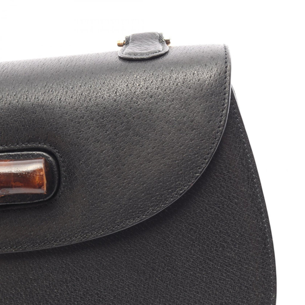 GUCCI Bamboo Top Handle · Leather