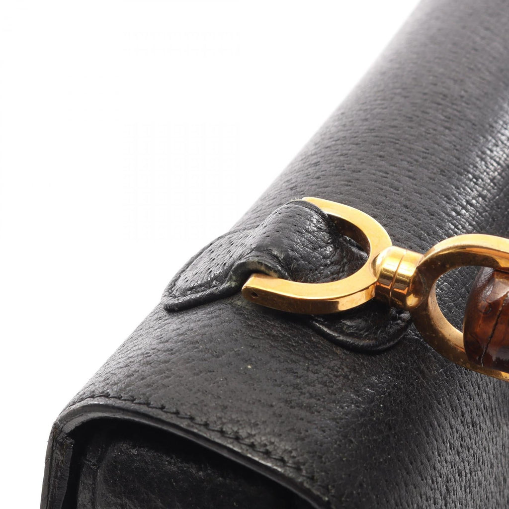 GUCCI Bamboo Top Handle · Leather